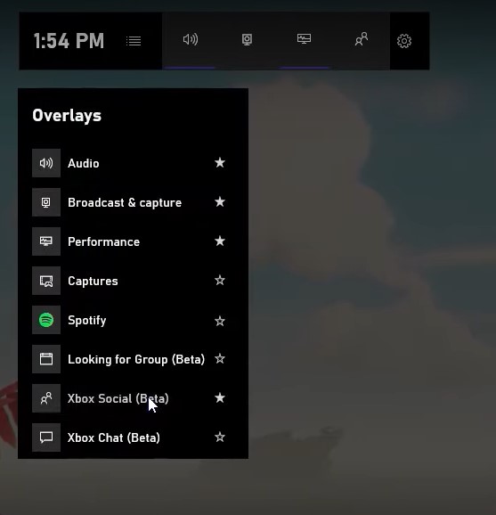 xbox social game bar