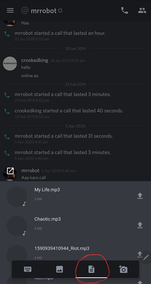 Sending Files on Discord