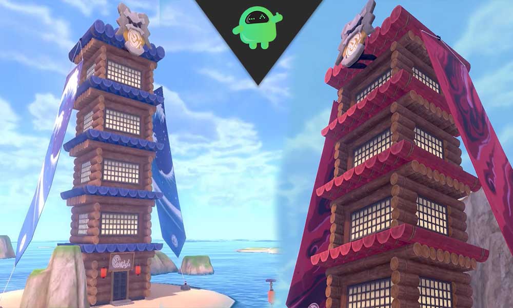 Choose Tower of Water or Darkness In Pokemon Sword & Shield Isle Of Armor