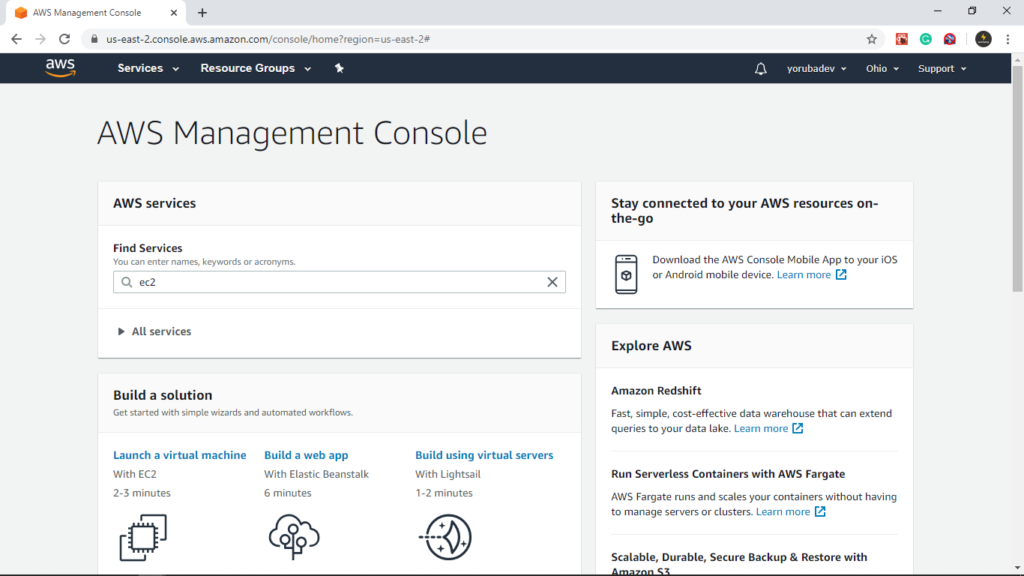 AWS Management Console