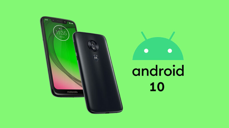 Download and Install Moto G7 Play Android 10 Update: QPY30.52-22