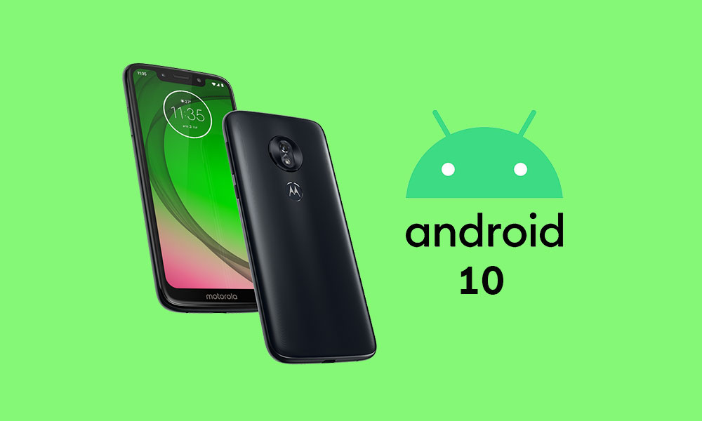 Download and Install Moto G7 Play Android 10 Update: QPY30.52-22