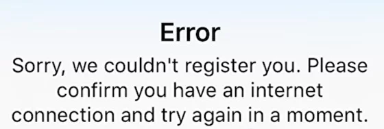 Fix Instagram Sign Up Error