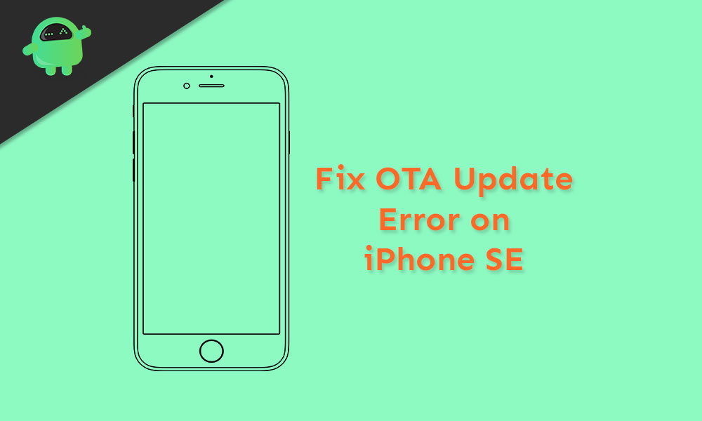Исправить ошибку OTA Software Update на iPhone SE