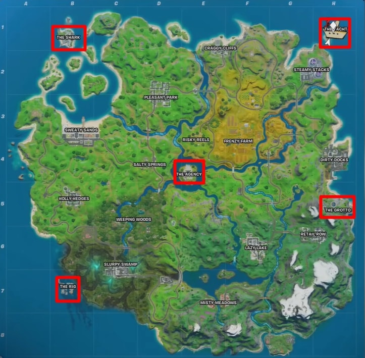 Faction locked chests in Fortnite