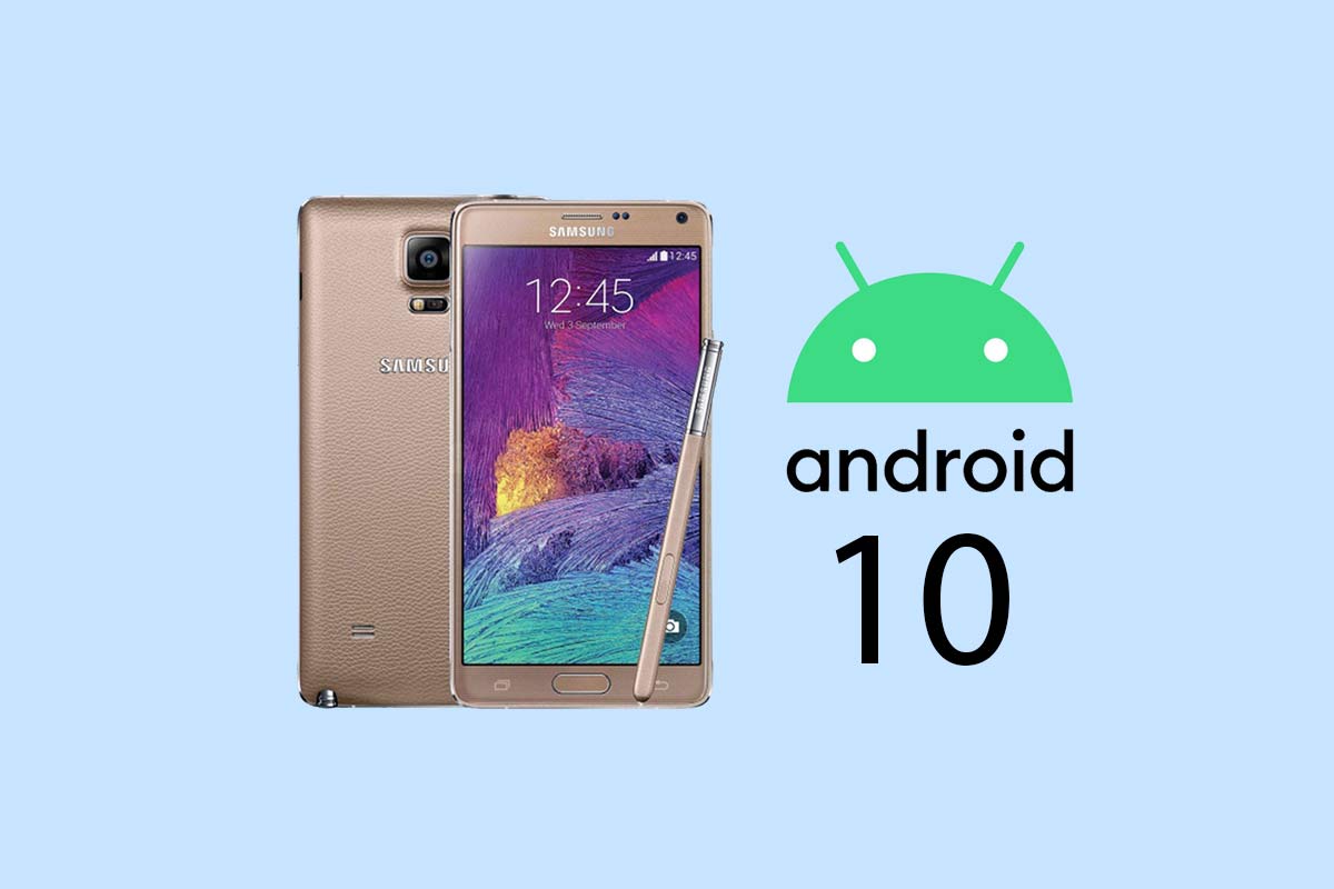 note 4 android 10