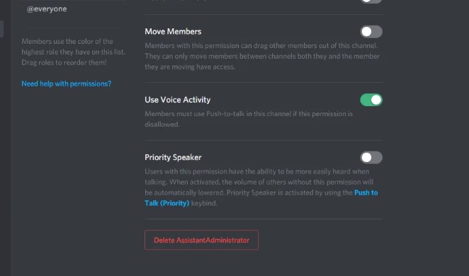 discord role permissions reset
