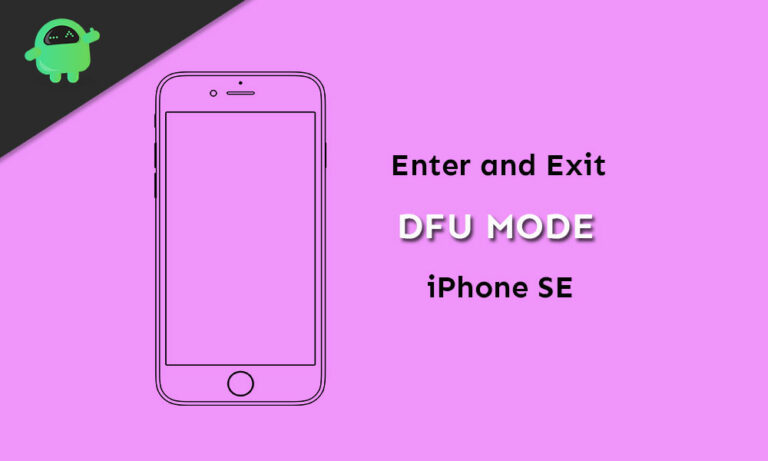 how to enter iphone se in dfu mode