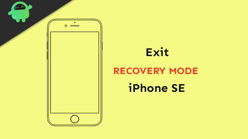 How to Exit Recovery Mode on iPhone SE