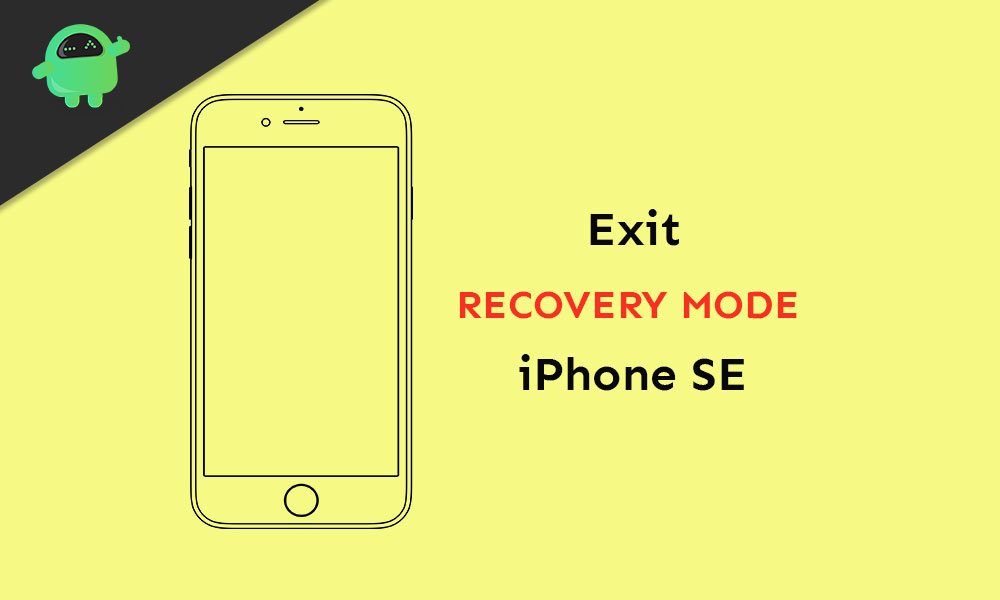 How to Exit Recovery Mode on iPhone SE