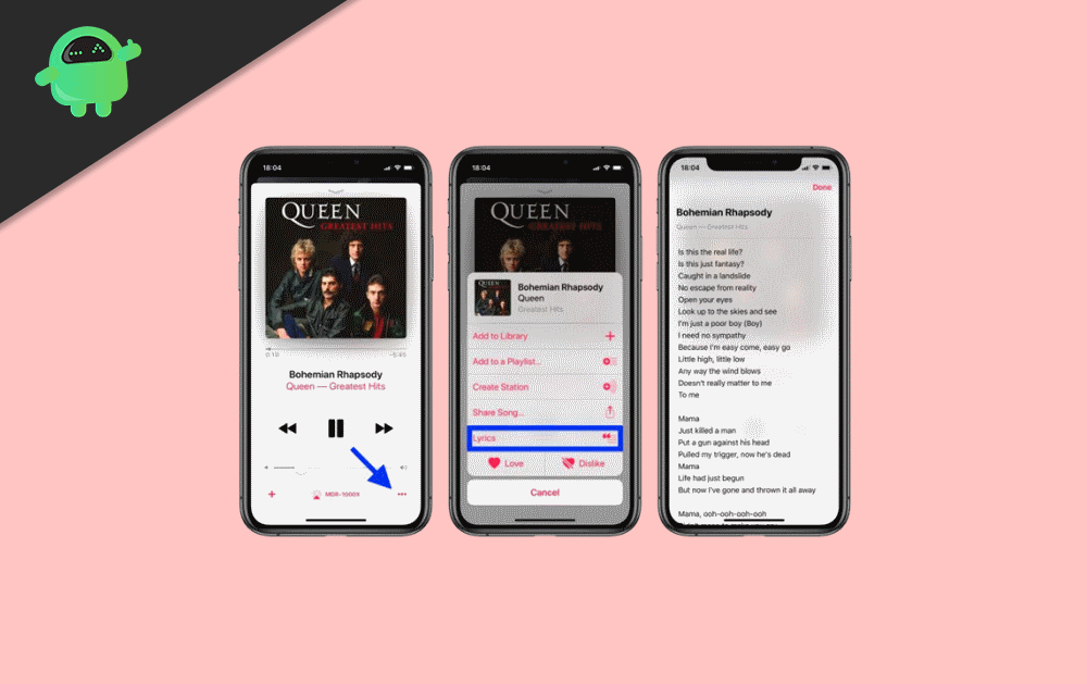 How to View lyrics in Apple Music - Smartphone, iPhone, iPad, Mac, or