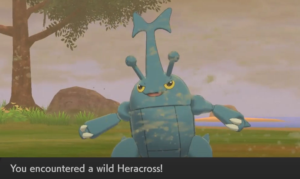 How to get Heracross in Pokemon Sword and Shield Isle of Armor