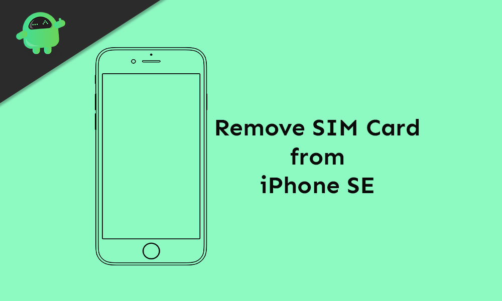 How to remove SIM card from iPhone SE