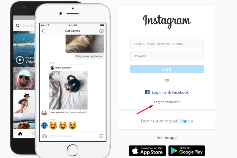 change instagram password change instagram password