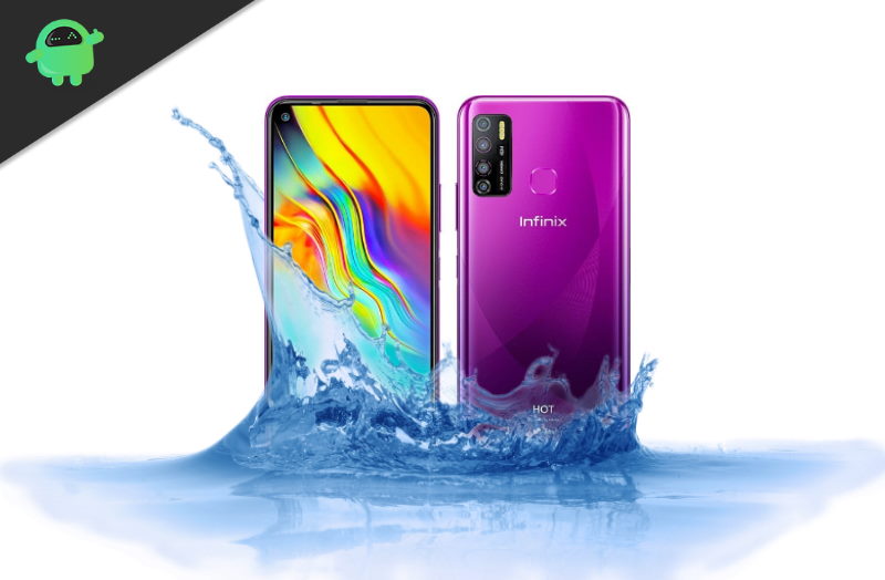 Is Infinix Hot 9 Pro a Waterproof device