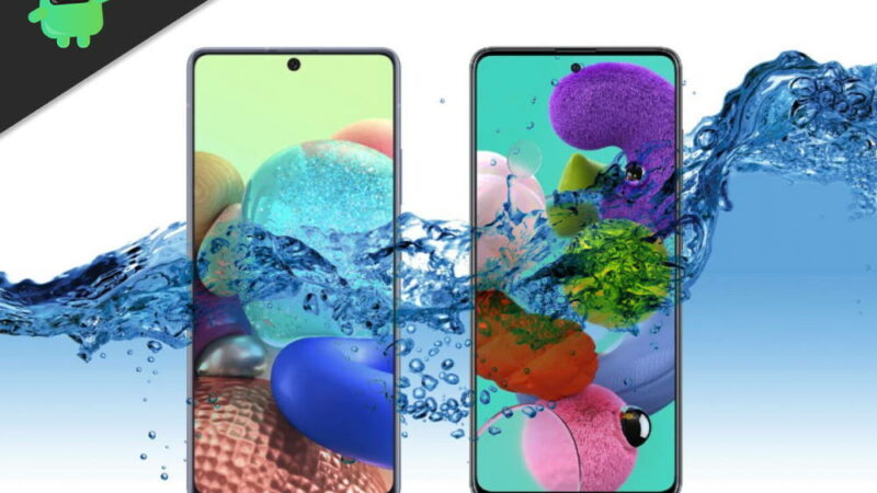 Samsung Galaxy A51 5G and Galaxy A71 5GL Which One Is Waterproof device