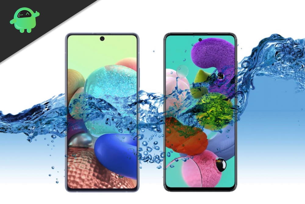 Samsung Galaxy A51 5G and Galaxy A71 5GL Which One Is Waterproof device