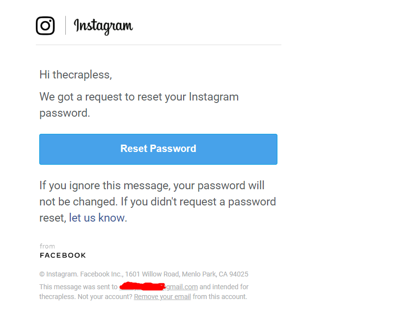 change instagram password change instagram password