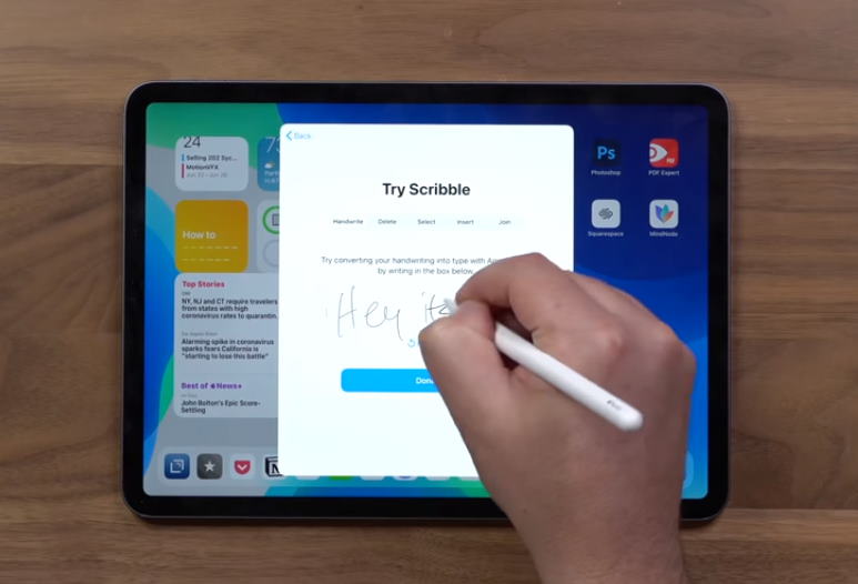 How to Use Scribble in iPad using iPadOS 14