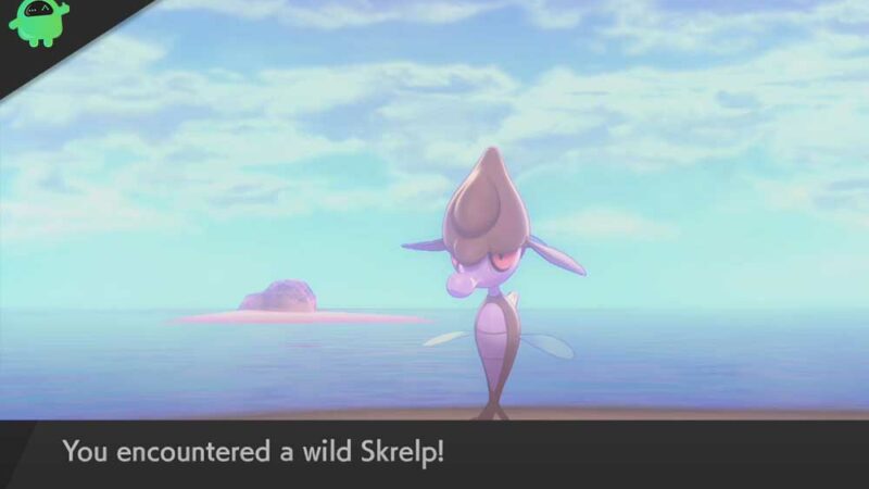 Skrelp in Pokemon Sword & Shield Isle of Armor