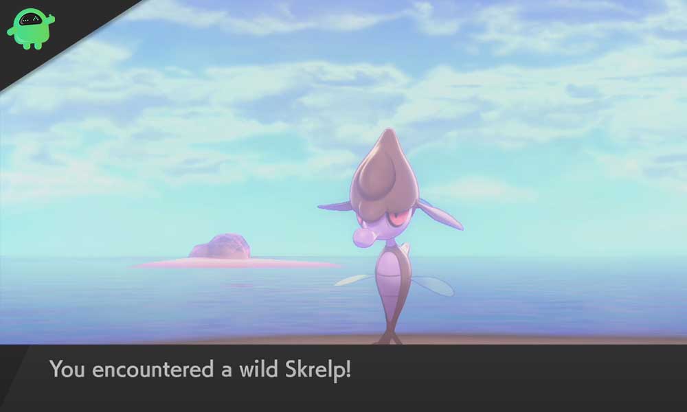 Skrelp in Pokemon Sword & Shield Isle of Armor