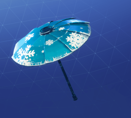 Snowflake Umbrella Glider - Fortnite