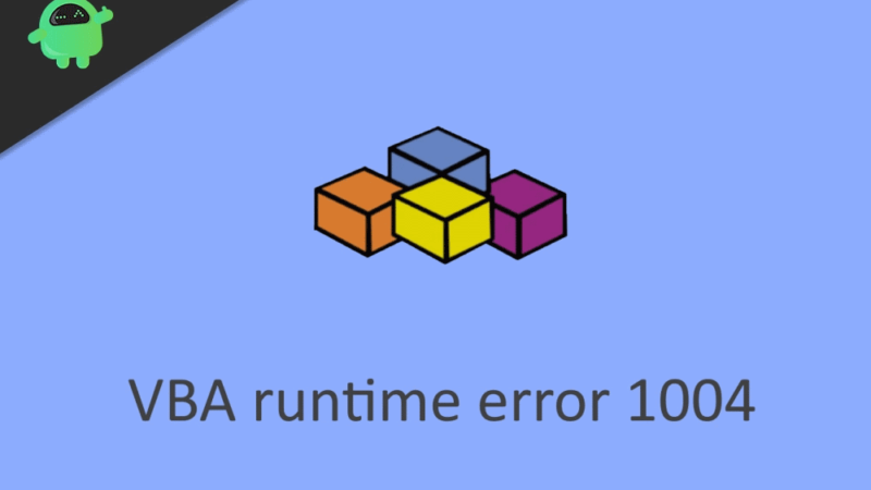 How to Fix VBA runtime error 1004?