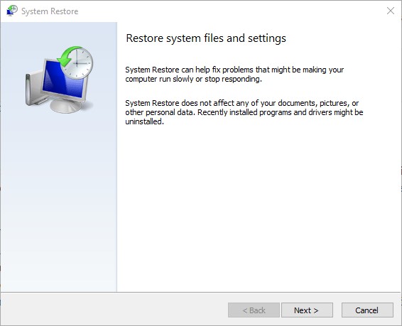 Windows System Restore