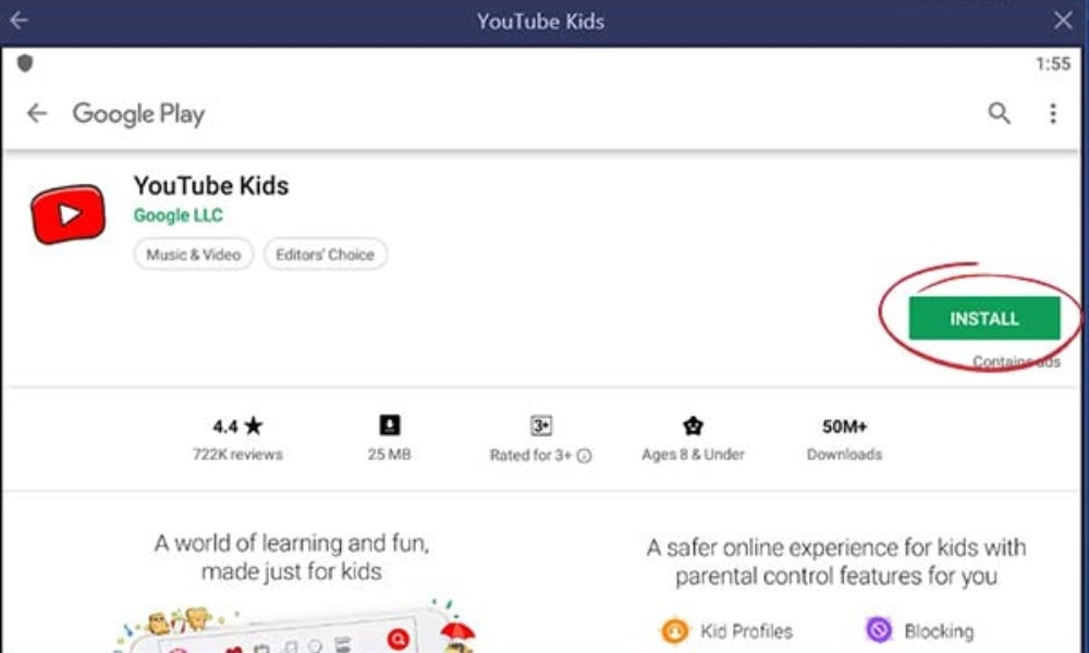 YouTube Kids для Windows Скачать