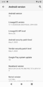 about lineageos 17.1