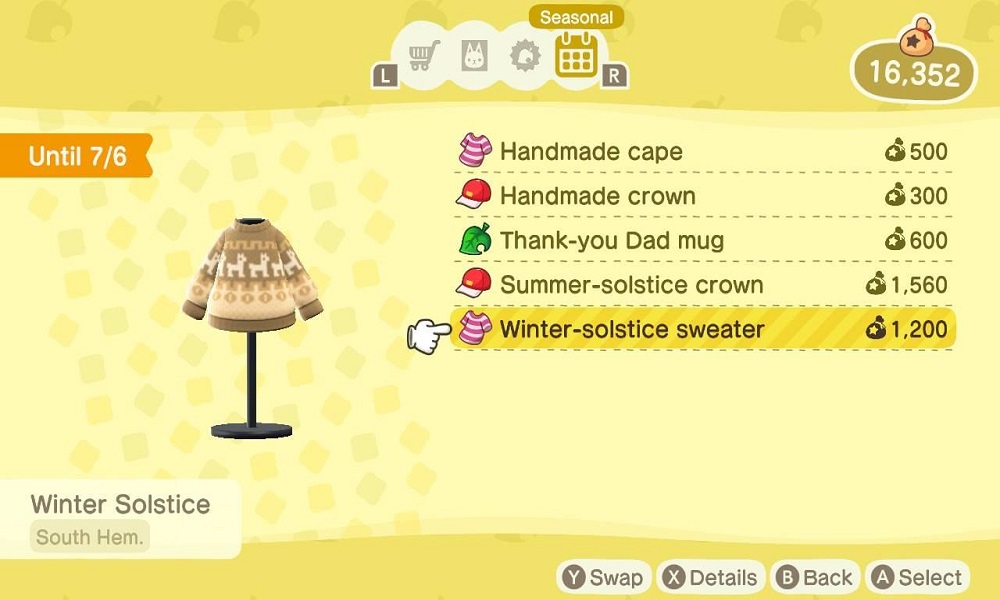 How to Get Summer and Winter Solstice Items in Animal Crossing: New Horizons