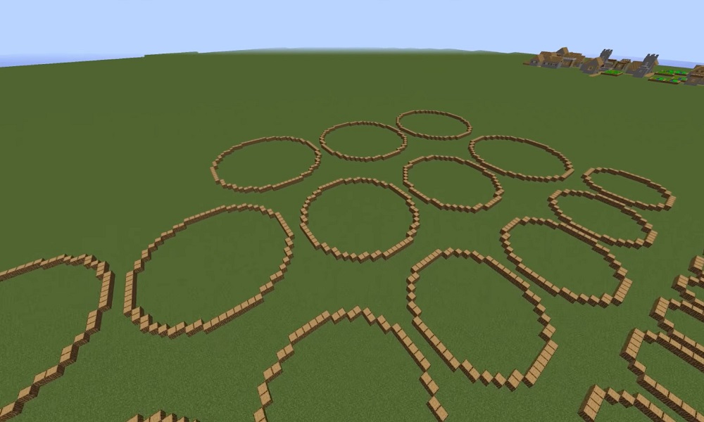 How To Make Circle In Minecraft