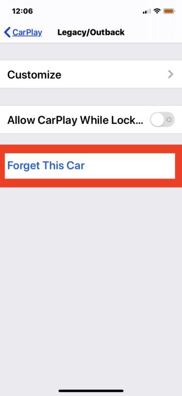 Как отключить Apple CarPlay на iPhone