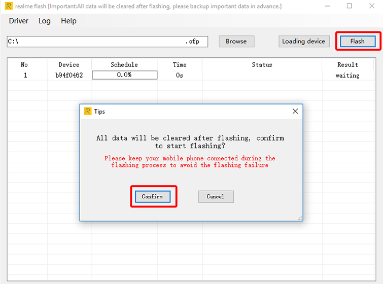 flash realmi firmware tool