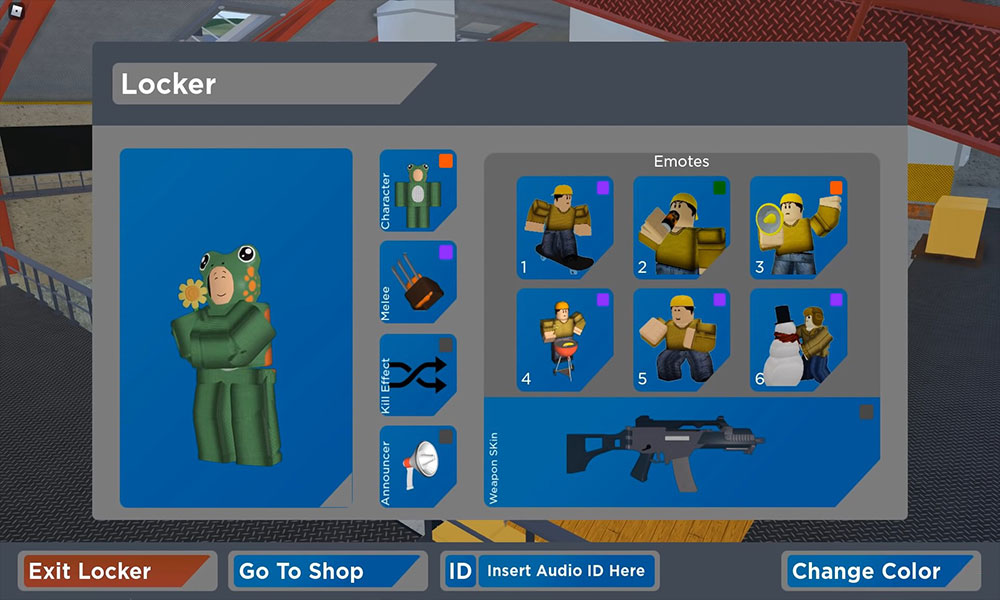 How To Get The Froggy Skin In Arsenal Roblox