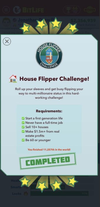 house flipper completed