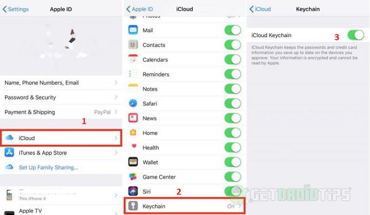 How To Access iCloud Keychain Password iPhone and iPad (iOS)