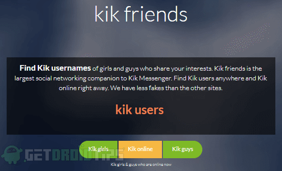 Kik chat users