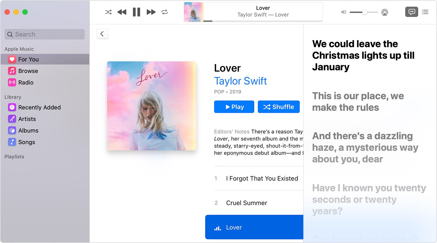 How to View lyrics in Apple Music - Smartphone, iPhone, iPad, Mac, or Apple TV