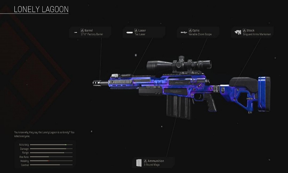 How to Unlock Lonely Lagoon AX50 Blueprint in Call of Duty: Warzone