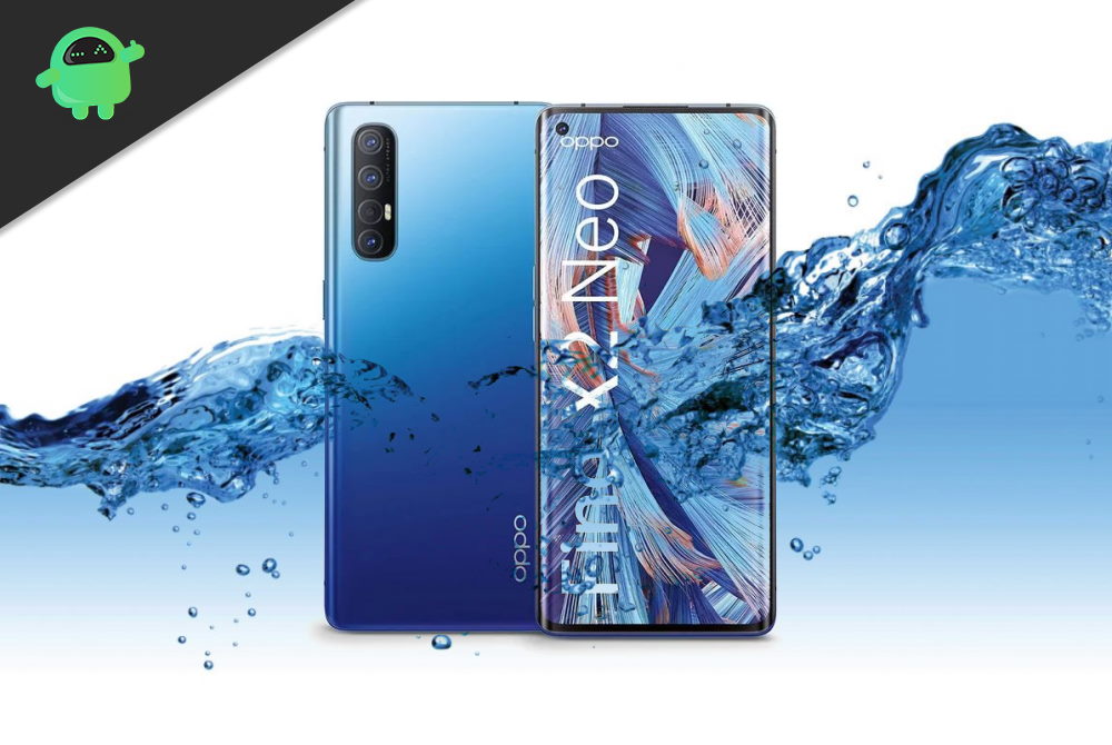 Is Oppo Find X2 Neo Waterproof device?