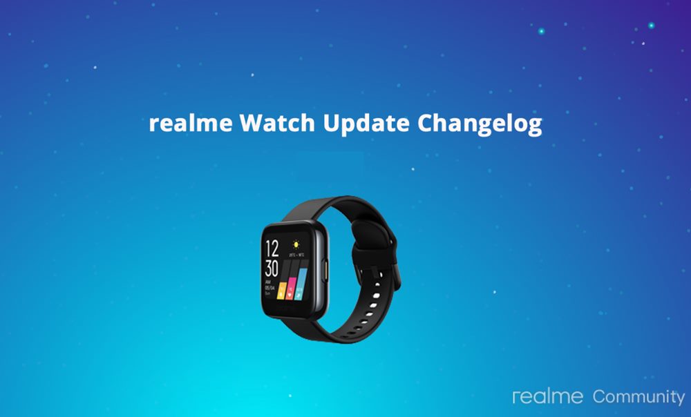 realme watch software update