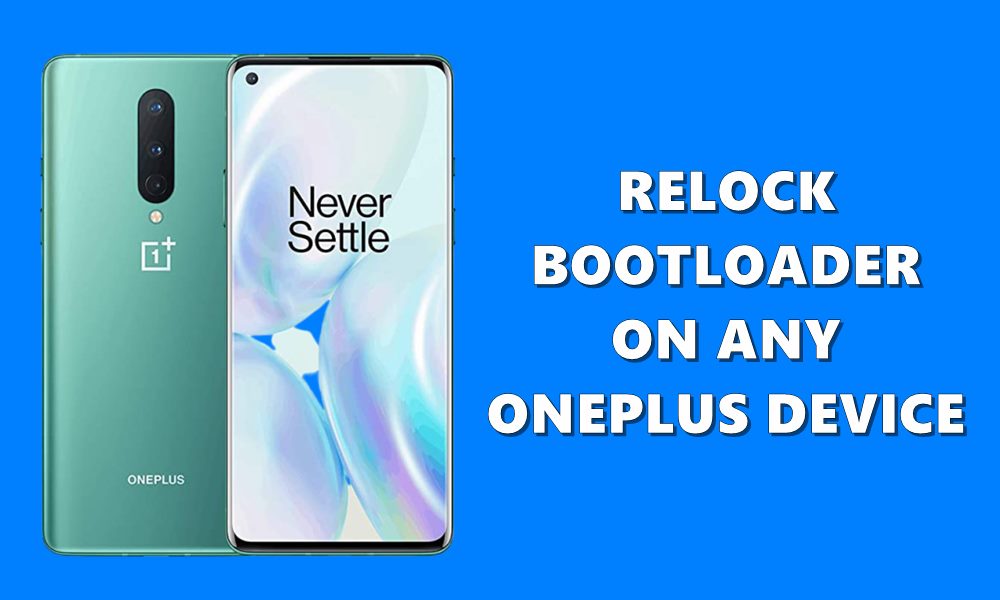 relock bootloader oneplus