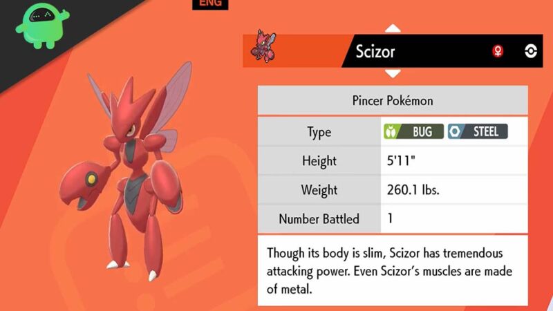 Where to find Scizor in Pokemon Sword & Shield Isle of Armor