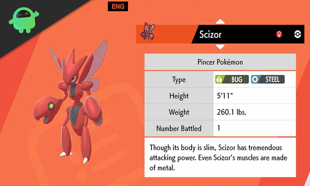 Where to find Scizor in Pokemon Sword & Shield Isle of Armor