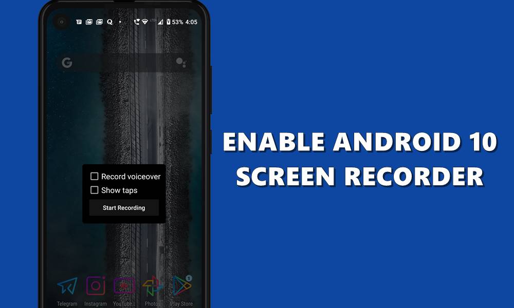 screen recorder android 10