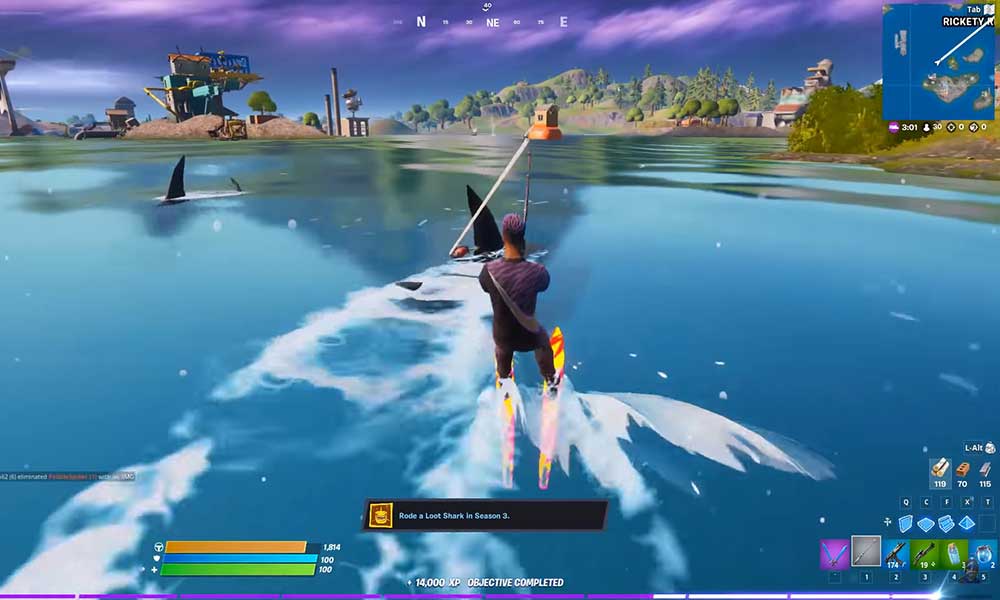 How To Ride A Shark In Fortnite Season 3