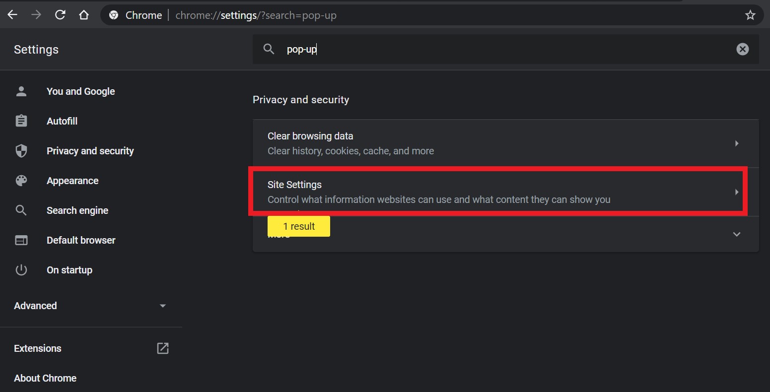 how do i get rid of pop up ads in chrome
