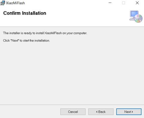 start installation