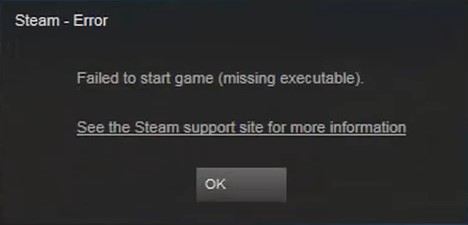 Fix Steam Launch Error - Failed to Start Game (Missing Executable)